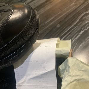 Black Burberry mens trainers